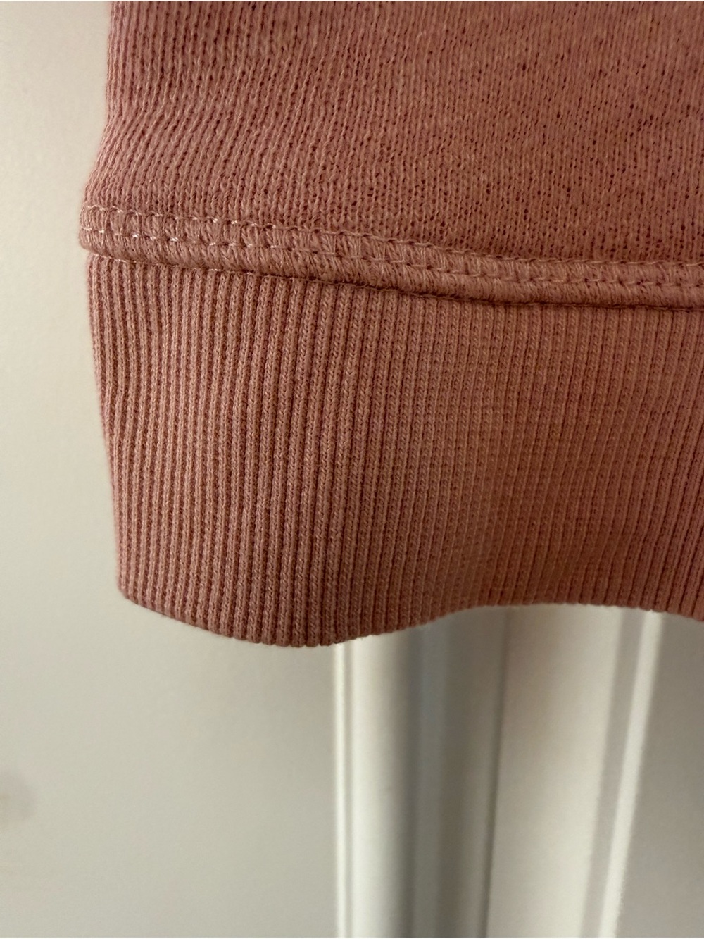 **BODEN** Pink Puff Sleeve Sweatshirt with Black Floral Embroidery Size 6 - Picture 5 of 9